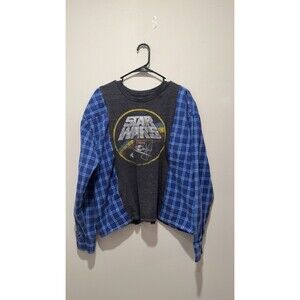 Reworked Upcycle Grunge/Cute Oversize Star Wars Sweater  Top L/XL